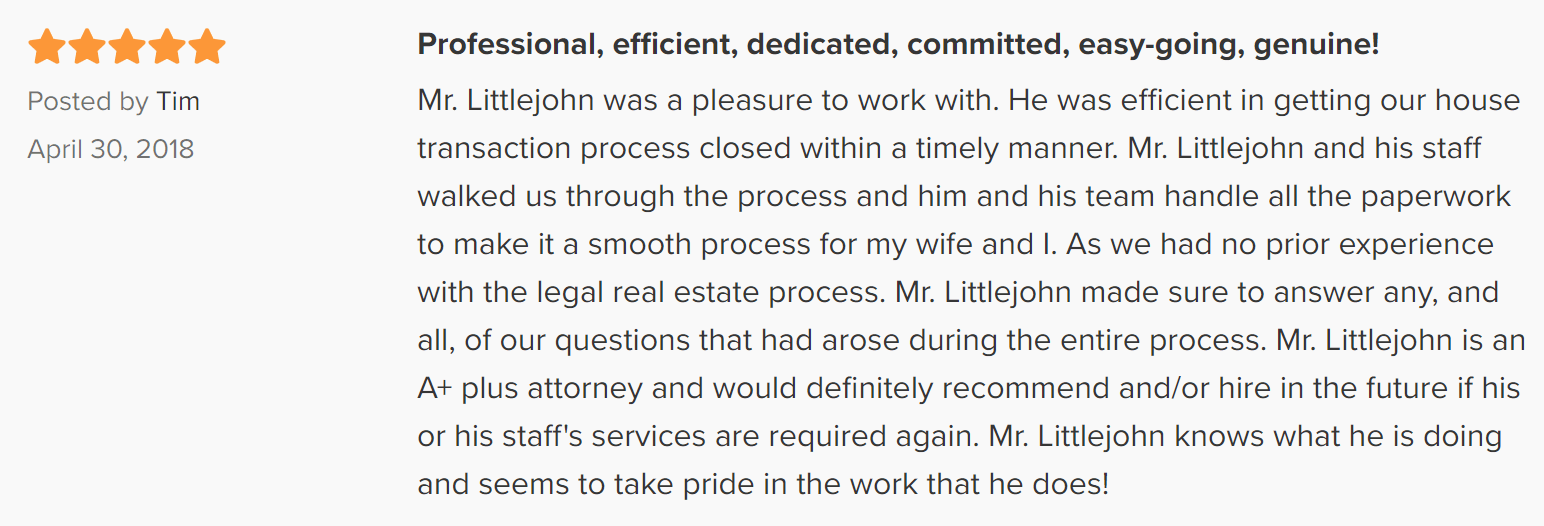 Ohio Deed Transfers Littlejohn Law, LLC